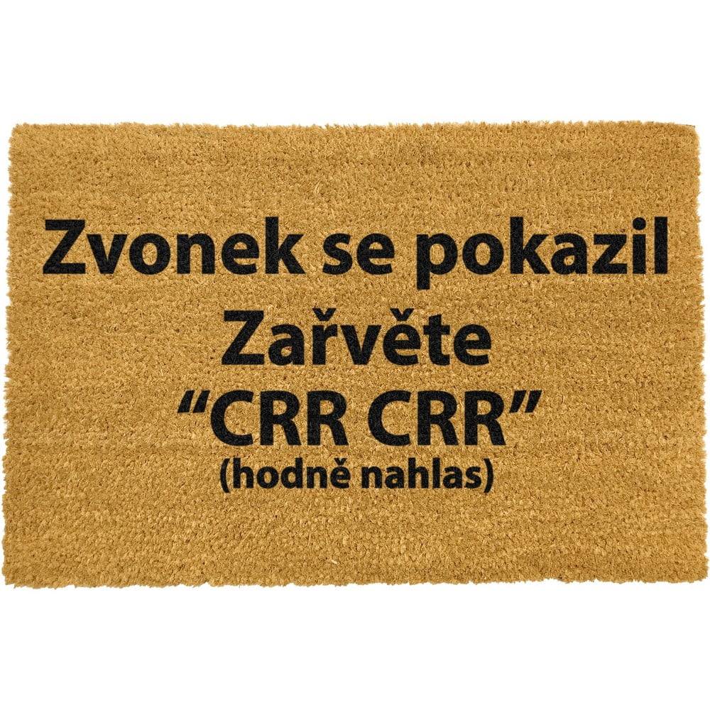 Artsy Doormats Rohožka z prírodného kokosového vlákna  Crr!, 40 x 60 cm, značky Artsy Doormats