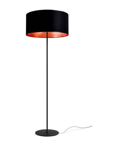 Čierno-medená stojacia lampa Sotto Luce MIKA Xl 1F