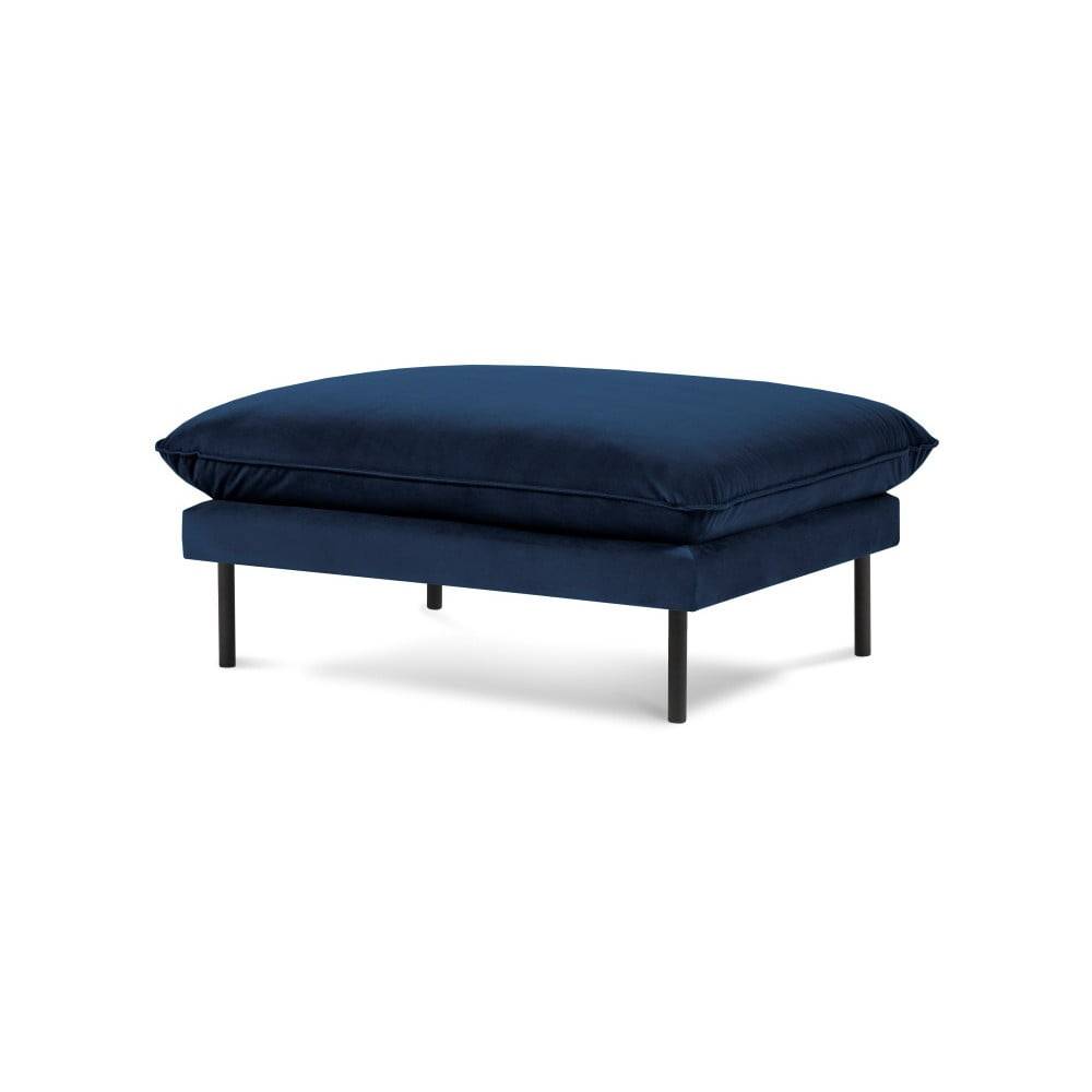 Cosmopolitan Design Modrá podnožka  Vienna, 100 × 80 cm, značky Cosmopolitan Design