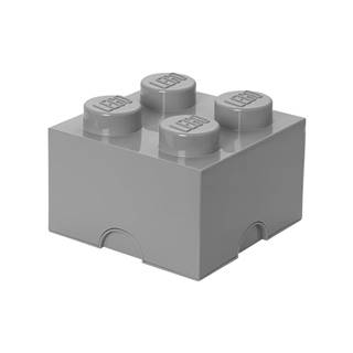 LEGO® Sivý úložný box štvorec , značky LEGO®