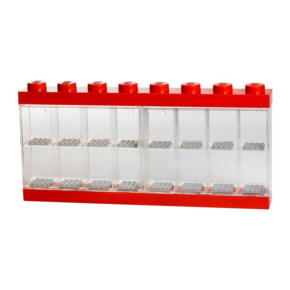LEGO® Červená zberateľská skrinka na 16 minifigúrok , značky LEGO®