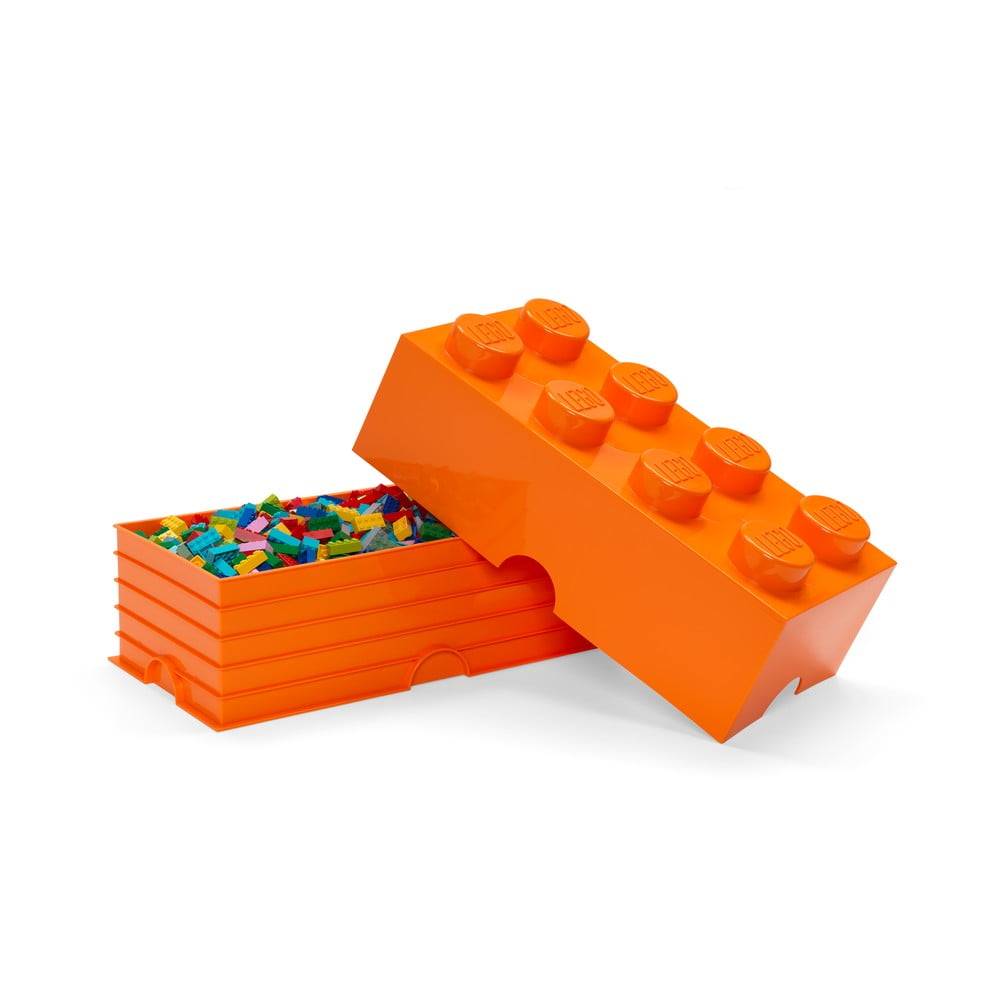 LEGO® Oranžový úložný box , značky LEGO®