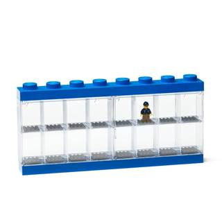 LEGO® Modrá zberateľská skrinka na 16 minifigúrok , značky LEGO®