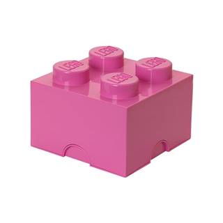 LEGO® Ružový úložný box štvorec , značky LEGO®