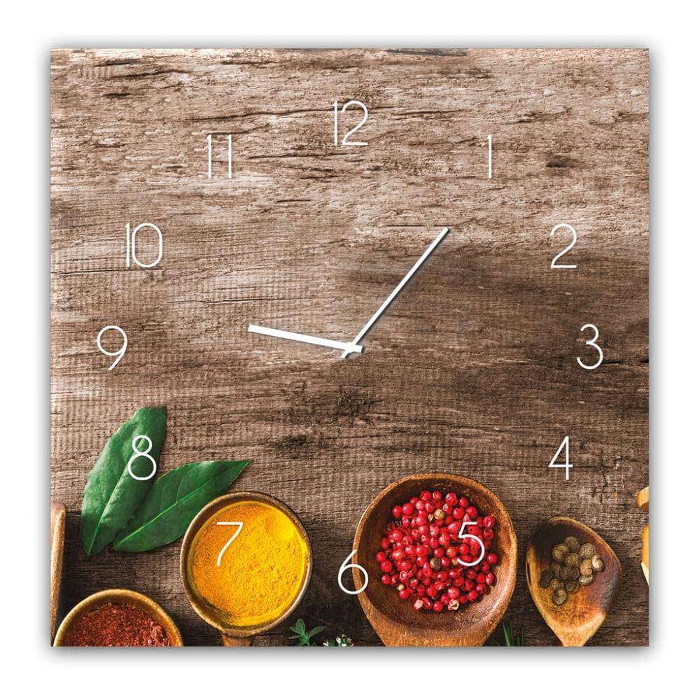 Styler Nástenné hodiny  Glassclock Pepper, 30 × 30 cm, značky Styler