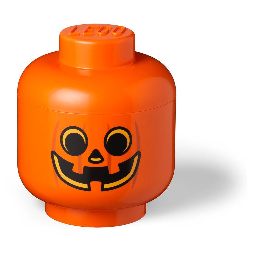LEGO® Oranžový úložný box  Pumpkin Head L, značky LEGO®