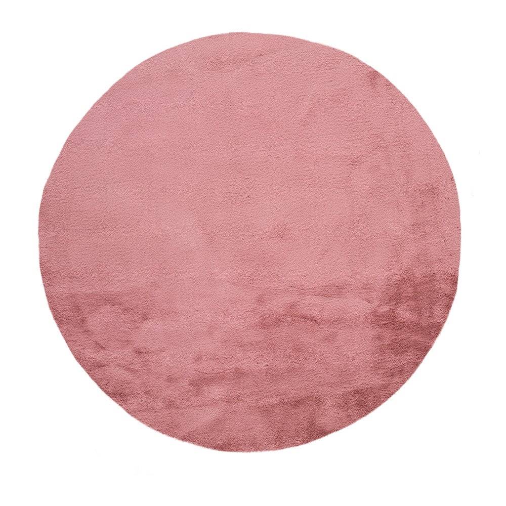 Universal Ružový koberec  Fox Liso, Ø 120 cm, značky Universal