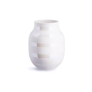 Kähler Design Biela kameninová váza  Omaggio, výška 20 cm, značky Kähler Design
