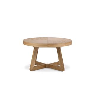 Windsor & Co Sofas Rozkladací stôl s nohami z dubového dreva  Bodil, ø 130 cm, značky Windsor & Co Sofas