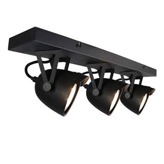 LABEL51 Čierne nástenné svietidlo  Spot Moto Cap Tres, značky LABEL51