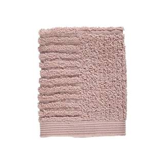 Zone Svetloružový uterák zo 100 % bavlny na tvár  Classic, 30 × 30 cm, značky Zone