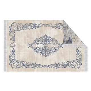 Obojstranný koberec vzor/modrá 120x180 GAZAN