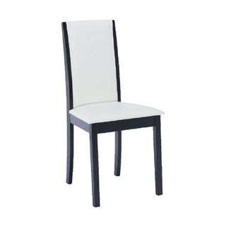 Kondela Jedálenská stolička wenge/ekokoža biela VENIS NEW, značky Kondela