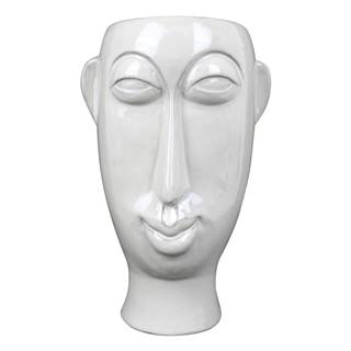 PT LIVING Biela porcelánová váza  Mask, výška 27,2 cm, značky PT LIVING