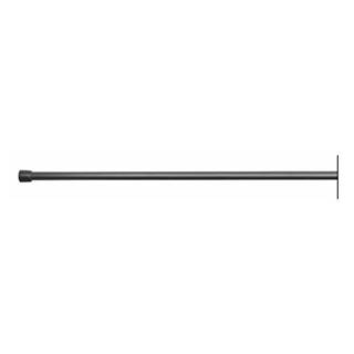 iDesign Čierna tyč na sprchový záves s nastaviteľnou dĺžkou InterDesign Cameo, 198 - 275 cm, značky iDesign