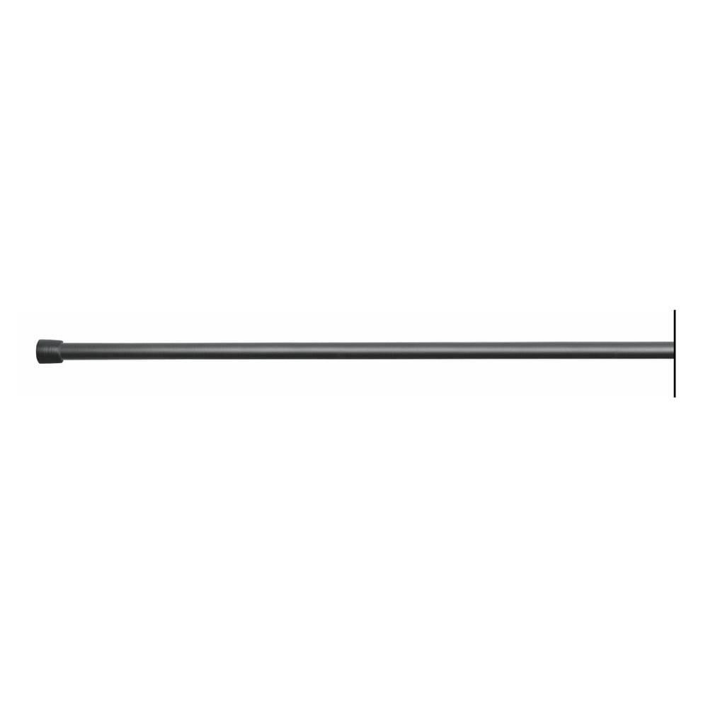 iDesign Čierna tyč na sprchový záves s nastaviteľnou dĺžkou InterDesign Cameo, 198 - 275 cm, značky iDesign
