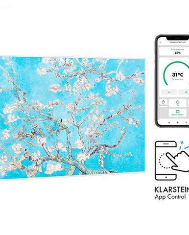 Klarstein Wonderwall Air Art Smart, infračervený ohrievač, 80 x 60 cm, 500 W, kvety