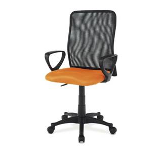 Sconto Kancelárska stolička FRESH oranžová/čierna, značky Sconto