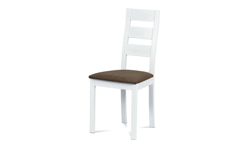 Sconto Jedálenská stolička DIANA biela/hnedá, značky Sconto