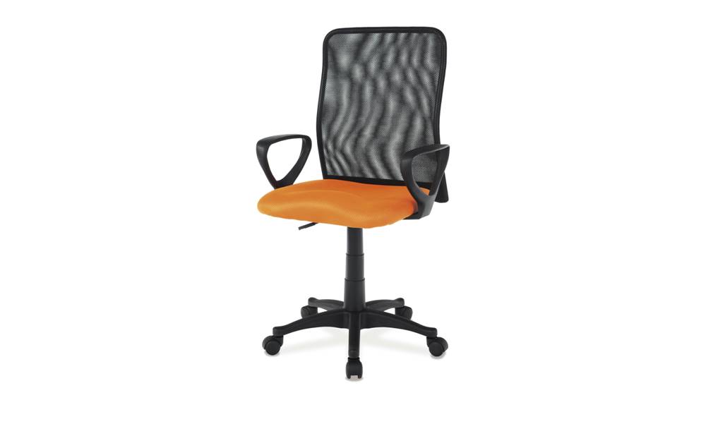 Sconto Kancelárska stolička FRESH oranžová/čierna, značky Sconto