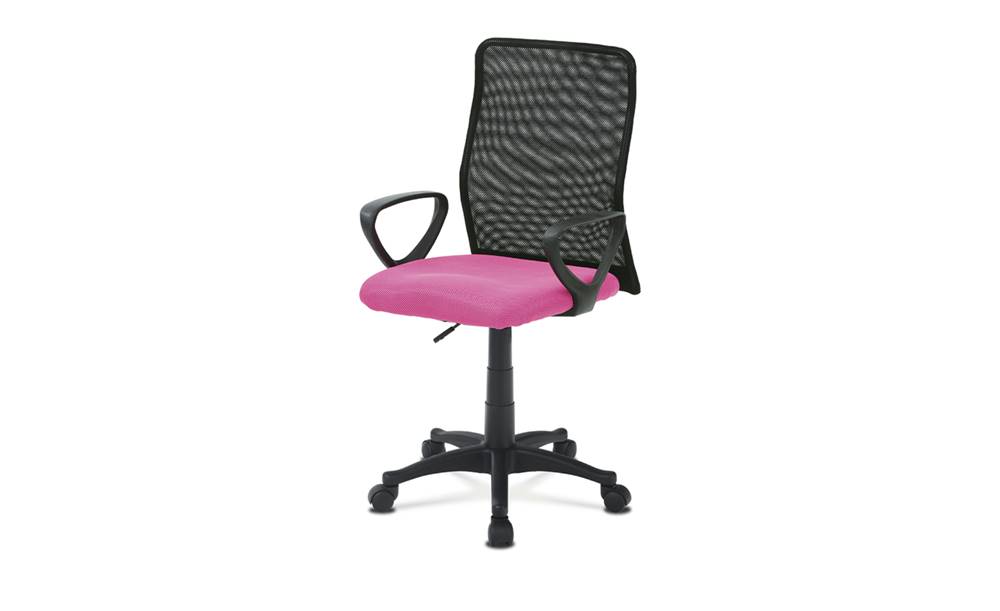 Sconto Kancelárska stolička FRESH ružová/čierna, značky Sconto