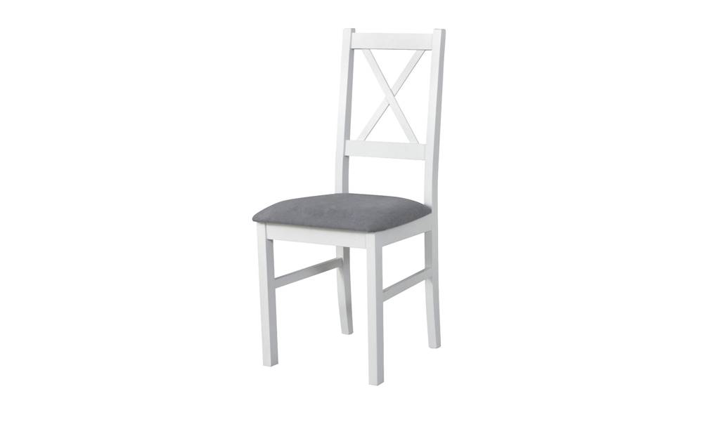 Sconto Jedálenská stolička NILA 10 sivá/biela, značky Sconto