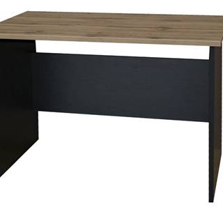 Sconto Písací stôl BÁRA SC 209 dub wotan/čierna, značky Sconto