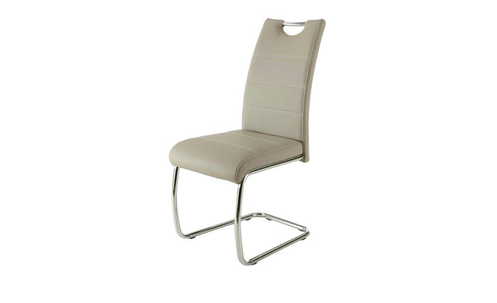 Sconto Jedálenská stolička FLORA S krémová, syntetická koža, značky Sconto