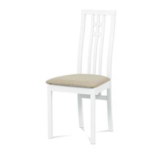 Sconto Jedálenská stolička AMANDA biela/béžová, značky Sconto