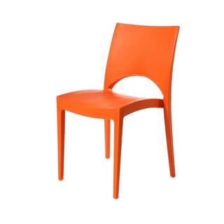 Sconto Jedálenská stolička PARIS oranžová, značky Sconto